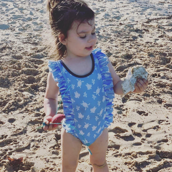 Girls Dahlia Sustainable Swim Short Made in Australia - 😎 Bon+Co Kids,  Teen & Tween Swimwear
