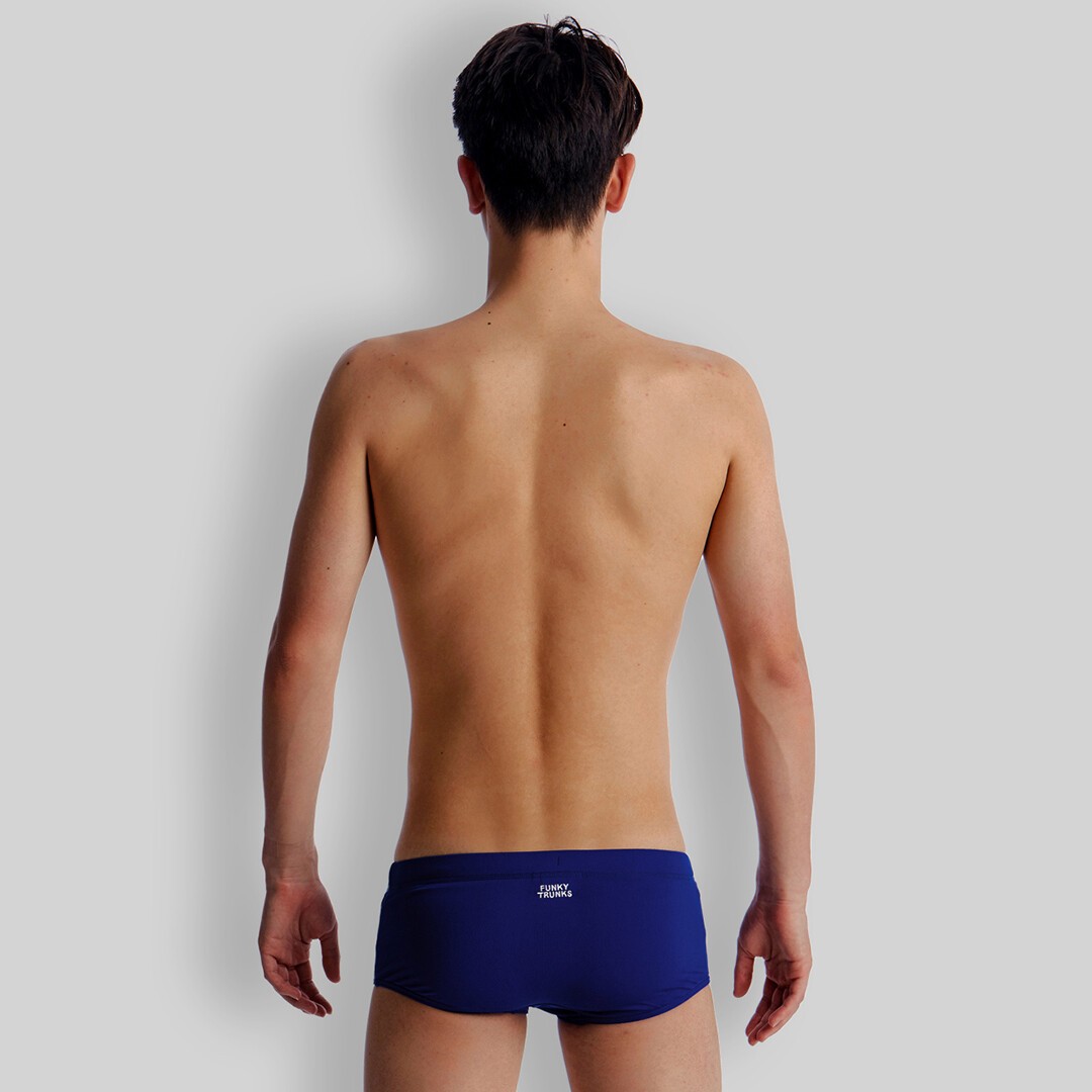 Boys Swim Briefs In Ocean Blue